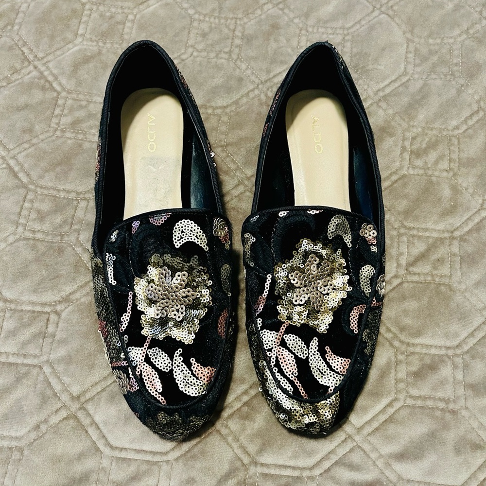 Aldo Black Dressy Loafers
